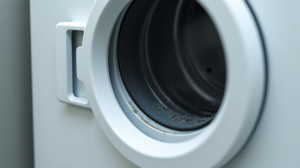 technician inspecting a dryer vent for lint build-up