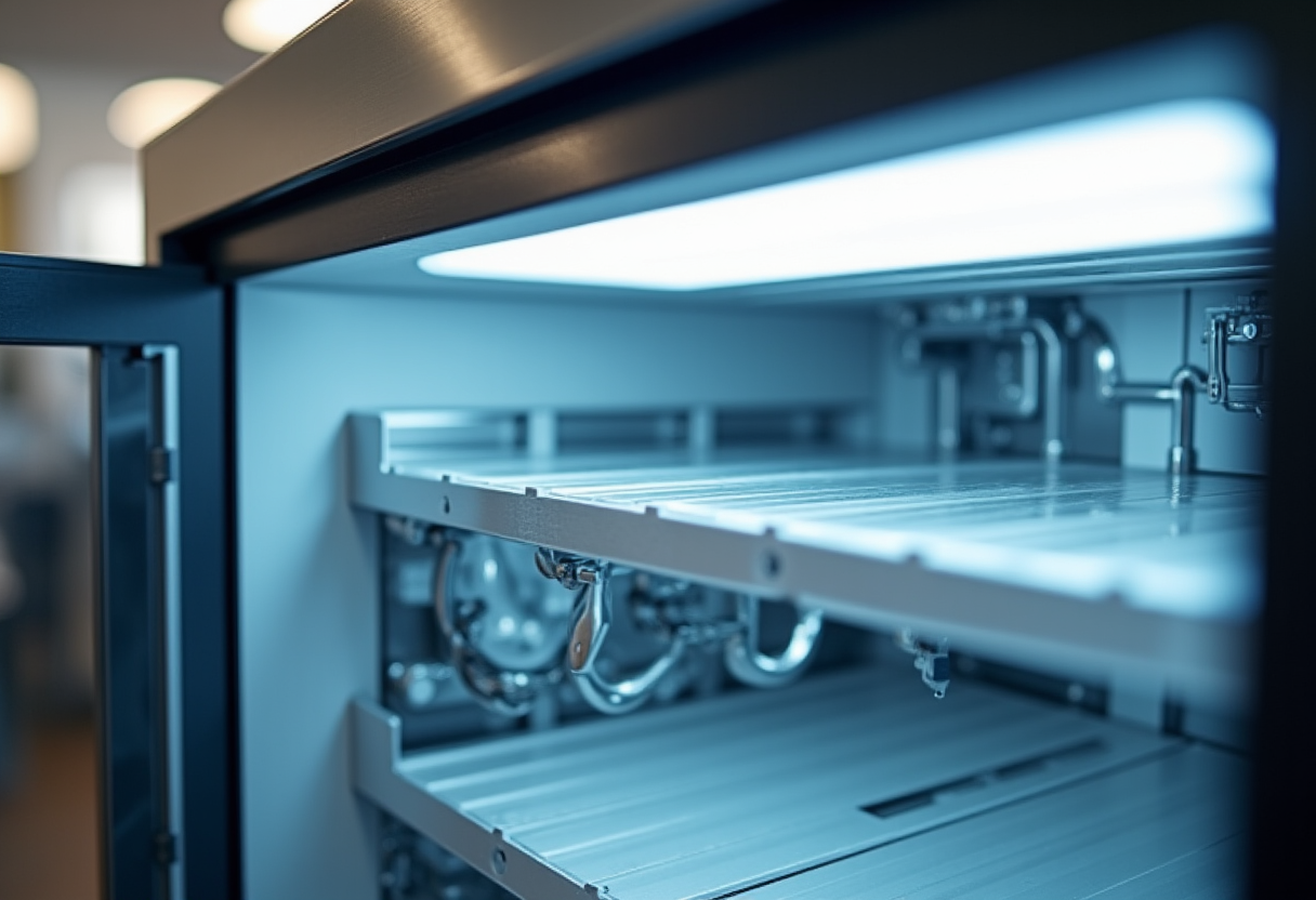 Specialized True Freezer Repair Technician Performing Diagnostic