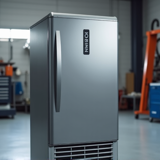 Viking Refrigerator Compressor Replacement in Elk Grove. A technician skillfully replacing a compressor on a high-end Viking refrigerator, ensuring optimal performance.