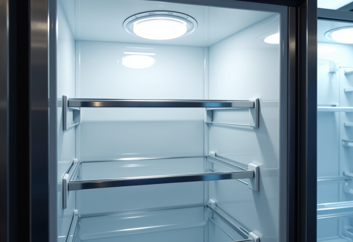 Luxury Sub-Zero refrigerator interior