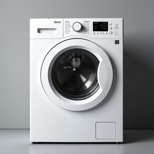 Washer repair specialist fixing a front-load washing machine in Carmichael, CA