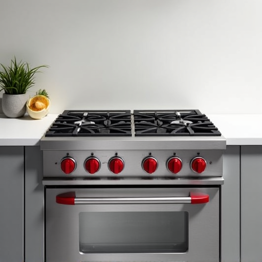 Wolf cooktop repair in a modern kitchen located in the Intel Folsom Campus area. The kitchen has a minimalist aesthetic, featuring a high-performance Wolf cooktop being serviced by a skilled technician, ensuring precision and quality. The setting suggests a contemporary Folsom residence.